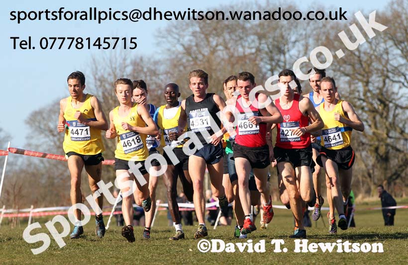 Senior mens Inter Counties Cross Country,  Cofton Park, Birmingham. Photo: David T. Hewitson/Sports for All Pics